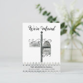 メールボックスの新しいホーム移動案内はがき ポストカード (スタンド正面)