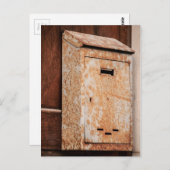 メールボックスの錆びたアウトドア ポストカード (正面/裏面)