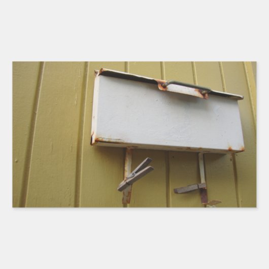 メールボックスステッカー 長方形シール (正面)