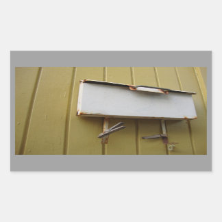 メールボックスステッカー 長方形シール