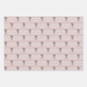 メールボックスパーソナライズされた番号折り返し紙シート ラッピングペーパーシート (正面2)