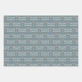 メールボックスパーソナライズされた番号折り返し紙シート ラッピングペーパーシート (正面)