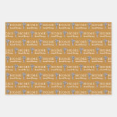 メールボックスパーソナライズされた番号折り返し紙シート ラッピングペーパーシート (正面)