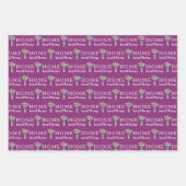 メールボックスパーソナライズされた番号折り返し紙シート ラッピングペーパーシート (正面3)