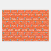 メールボックスパーソナライズされた番号折り返し紙シート ラッピングペーパーシート (正面2)