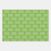 メールボックスパーソナライズされた番号折り返し紙シート ラッピングペーパーシート (正面)