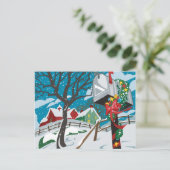 メールボックスファームハウス ポストカード (スタンド正面)