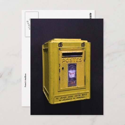 メールボックスフランスの数 ポストカード (正面/裏面)