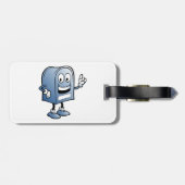メールボックスマスコットハッピーブルー郵便キャラクター ラゲッジタグ (裏面横)