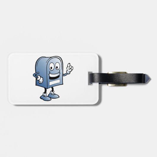 メールボックスマスコットハッピーブルー郵便キャラクター ラゲッジタグ (裏面横)