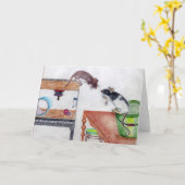 メールボックスメモカード4 カード (黄色い花)