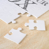 メールボックス内のフィットネス全体のパッケージへのメールマン ジグソーパズル (側面)