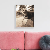 メールボックス内の犬 キャンバスプリント (インサイチュ (リビング))