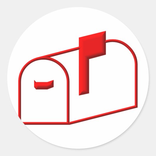 メールボックス ラウンドシール (正面)