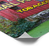 メールポーチタバコ納屋、レッドオークII、ミズーリ ポスター (角)