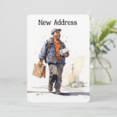 メールマンがアナウンスメントカードを移動 (スタンド正面)