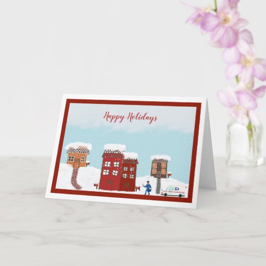 メールマンクリスマスカード（大） カード (蘭)