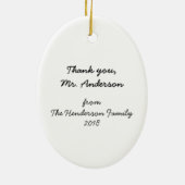 メールマンサンキューオーナメント セラミックオーナメント (裏面)