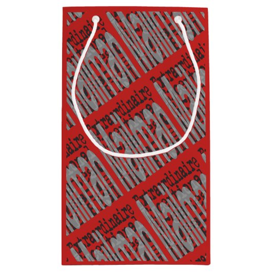 メールマン並外 スモールペーパーバッグ (裏面)