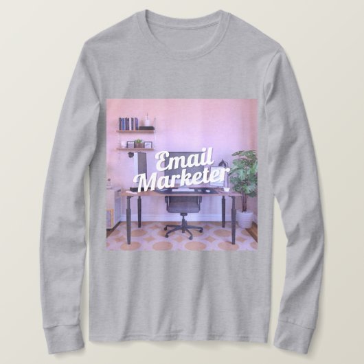 メールマーケターのキャリアTシャツ Tシャツ (デザイン正面)