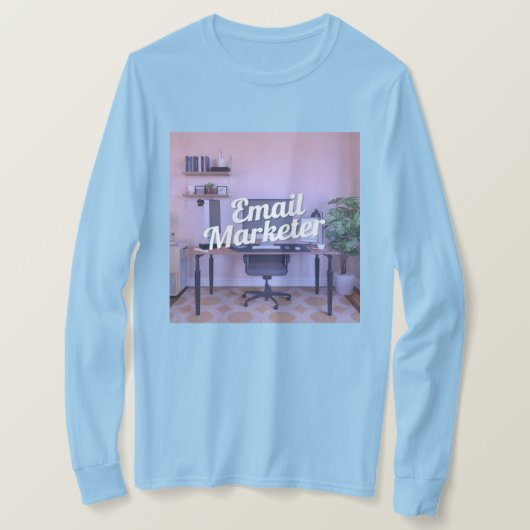 メールマーケターのキャリアTシャツ Tシャツ (デザイン正面)