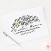 メールロジャウネ 長方形シール (封筒)