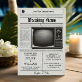 メールヴィンテージ支払い古いレトロ結婚新聞 招待状