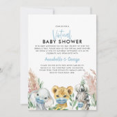 メール動物コビディマスクでかわいい赤ちゃんシャワー (正面)