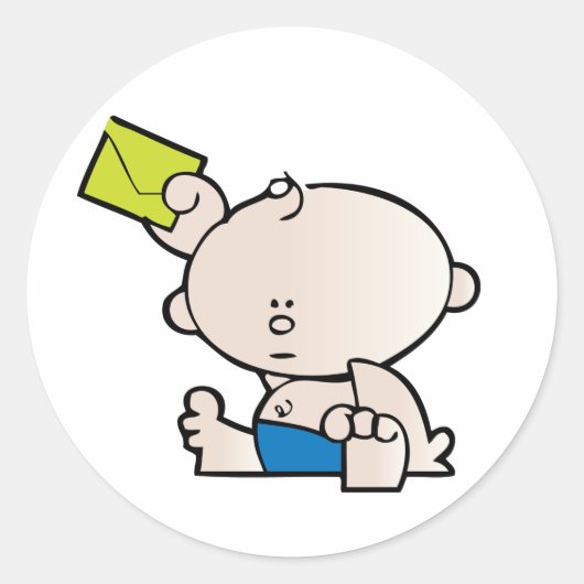 メール得封筒用シールシール ラウンドシール (正面)