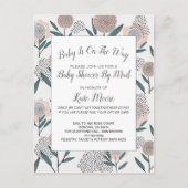 メール手引き埃バラフローラ インビテーションポストカード (正面)