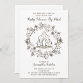 メール招待状 |双子 招待状 (正面/裏面)