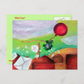 メール時間！ ポストカード (正面/裏面)