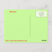 メール時間！ ポストカード (裏面)