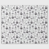 メール王室のの折り返し紙 ラッピングペーパー (フラット)