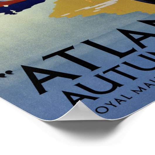 メール王室のアトランティス巡航ヴィンテージのポスター復元 ポスター (角)