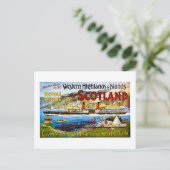 メール王室のスチームズスコットランドグラスゴーヴィンテージ ポストカード (スタンド正面)