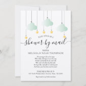 メール素朴によるシャワー長距離散水 招待状 (正面)