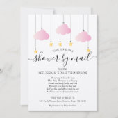 メール素朴によるシャワー長距離散水 招待状 (正面)