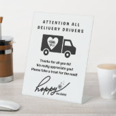 メール配信クリスマストリートペデスタル看板 台座サイン (インサイチュ)