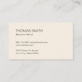 メール |ビジネス 名刺 (裏面)