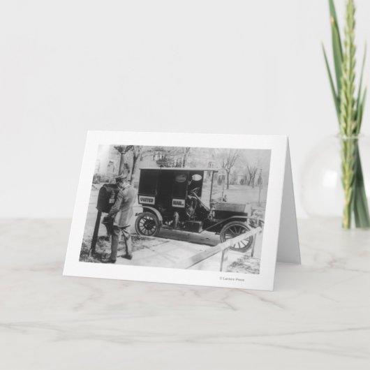 「メール」自動車統一された付きメール運送業者 カード (正面)