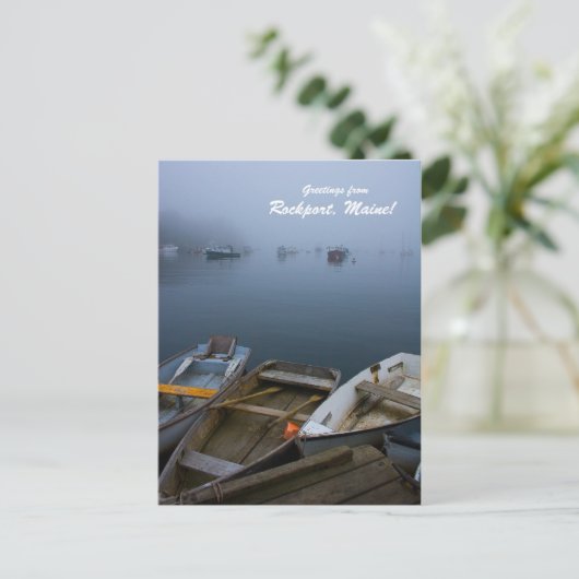 メーンのロックポートからの挨拶！ ポストカード (スタンド正面)