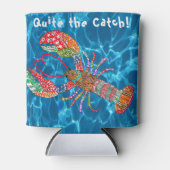 メーンカラフルレッドロブスタークーラーボックス 缶クーラー (正面)