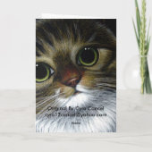 メーンクーンカスタマイズカード カード (裏面)