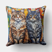 メーンクーンキャッツ クッション (裏面)