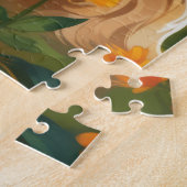 メーンクーンキャットインフラワーフィールド ジグソーパズル (側面)