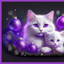 メーンクーンキャットウィズ赤白青オーラアンドスターズ ボーンチャイナマグカップ