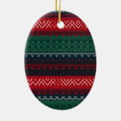 メーンクーンキャットクリスマス セラミックオーナメント (裏面)