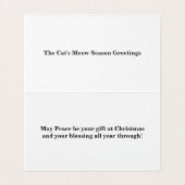 メーンクーンキャットサンタ&ギフトクリスマスツリーの背後 (内部フラット)