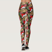 メーンクーンキャットサンタ&ギフトクリスマスツリーの背後 レギンス (裏面)